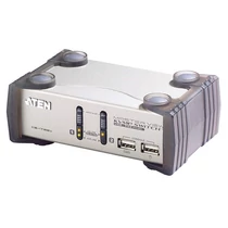 ATEN KVM Switch 2PC USB / AUDIO + kábelkészlet CS-1732A ATEN