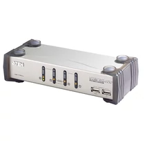 ATEN KVM Switch 4PC USB + kábelkészlet + audio ATEN
