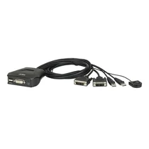 ATEN KVM Switch 2PC DVI USB CS22D + Kábel