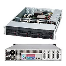 Supermicro server chassis CSE-825TQC-R802LPB, 2U, 2x800W