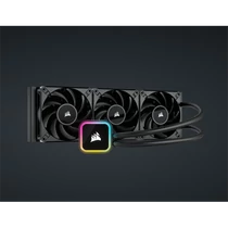 CORSAIR CPU hűtő iCUE H150i RGB ELITE (vízhűtés), 3 Ventilátoros, LGA1700 támogatással. fekete Corsair