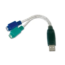 DIGITUS USB -PS/2 ADAPTER 2X MINI-DIN 6/F