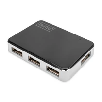 Digitus USB 2.0, 4-Port Hub, 4x USB A/F, 1x USB Bmini/F