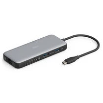 USB-C DOCKING STATION 8-PORT 2HDMI 3USB A 1RJ45-SD-MICROSD