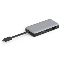 USB-C TRAVEL DOCK STATION7-PORT 1HDMI 3USB A 1RJ45-SD-MICROSD-PD