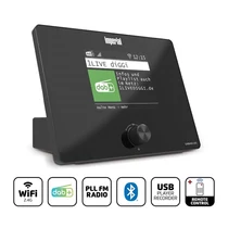 Imperial DABMANI420BK kompakt hibrid rádió (internet, DAB + , FM Hi-Fi tuner) Bluetooth®-szal Imperial