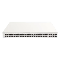 D-LINK Switch 48x1000Mbps(48xPOE) + 4xGigabit kombó Fémházas, Menedzselhető (370W POE) + 1 év Nuclias, DBS-2000-52MP / E D-Link