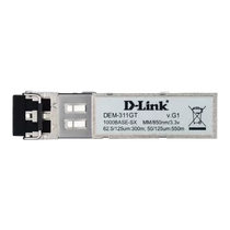 D-LINK Switch SFP Modul 1000Base-SX + LC adóvevő, DEM-311GT / 10 (10-PACK) D-Link