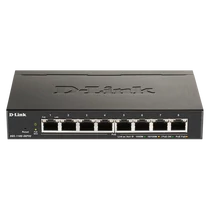 D-LINK Switch 8x1000Mbps (8xPOE) Fémházas Asztali Menedzselhető, DGS-1100-08PV2