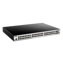 D-LINK Switch 48x1000Mbps (48xPOE) + 4xGigabit SFP+ Menedzselhető Rackes, DGS-1510-52XMP / E