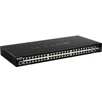 D-LINK Switch 48x1000Mbps + 2x10G + 2xGigabit SFP+ Menedzselhető Rackes, DGS-1520-52