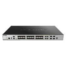 D-LINK Switch 20x1000Mbps + 4xGigabit SFP+ + 4xGigabit SFP kombó Menedzselhető, Rackes, DGS-3630-28SC / SI / E D-Link