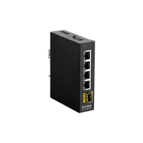 D-LINK Switch Ipari 4x1000Mbps + 1xSFP Fémházas, DIS-100G-5SW D-Link
