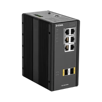 D-LINK Switch Ipari 6x1000Mbps (4xPOE) + 2xSFP Menedzselhető Rackes, DIS-300G-8PSW D-Link