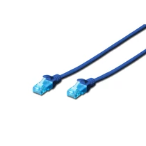 CAT 5E U-UTP PATCH CABLE PVC AWG 26/7 LENGTH 0.5M BLUE