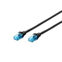 DIGITUS CAT6 U/UTP PATCH CABLE PVC AWG 26/7 LENGTH 1M BLACK