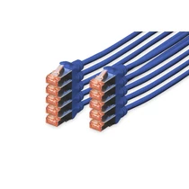 CAT 6 S-FTP PATCH CABLE CU LSZH AWG 27/7 LENGTH 0.25M 10PACK