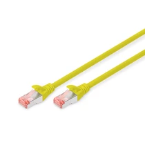 DIGITUS CAT 6 S-FTP PATCH CAB LENGTH 0.5 M COLOR YELLOW