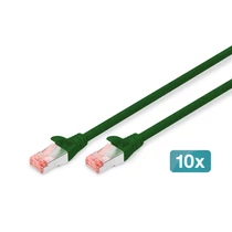 CAT 6 S-FTP PATCH CABLE CU LSZH AWG 27/7 LENGTH 2M 10PACK