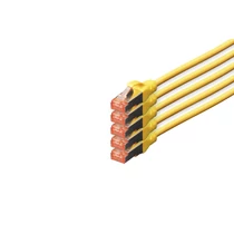 CAT 6 S-FTP PATCH CABLE CU LSZH AWG 27/7 LENGTH 10M 5PACK
