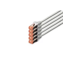 CAT 6 S-FTP PATCH CABLE CU LSZH AWG 27/7 LENGTH 15M 5PACK