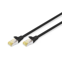DIGITUS CAT 6A S-FTP PATCH CAB LENGTH 0.5M COLOR BLACK