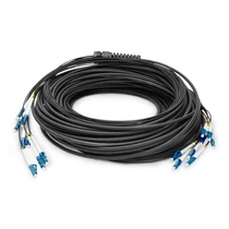 30M BREAKOUT CABLE 8 FIBERS SM G.657.A1 LC/UPC-LC/UPC BLK