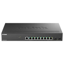 D-LINK Switch 8x2.5Gbps + 2xSFP+ Multi-Gigabit Fémházas Asztali, DMS-1250-10S / E D-Link