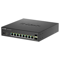 D-LINK Switch 8x2.5Gbps(POE) + 2xSFP+ Multi-Gigabit Fémházas Asztali, DMS-1250-10SPL / E D-Link
