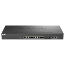 D-LINK Switch 8x2.5Gbps + 2x10G SFP+ Multi-Gigabit Fémházas Asztali, DMS-1250-12TP / E D-Link