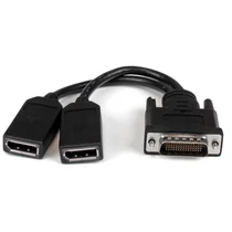 8IN DMS-59 TO DUAL DP CABLE CABLE ADAPTER - DMS TO 2X DP
