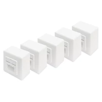 DIGITUS CAT 6 WALL OUTLET CLASS E FINERY 5 PACK IN