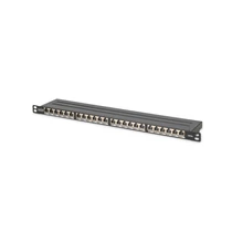 DIGITUS CAT 6A CLASS EA PATCH PANEL 24-PORT RJ45 05U BLACK
