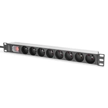 1U ALUMINUM PDU RACKMOUNTABLE 8X CEE 7/5 4000W 16A