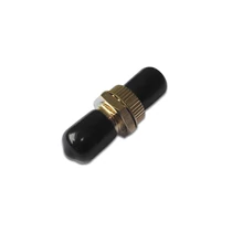 DIGITUS ST / ST SIMPLEX COUPLER WITH BLACK CAPS MULTIMODE