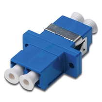 FO COUPLER DUPLEX LC TO LC SM OS2 BLUE CERAMIC SLEEVE