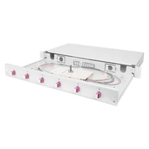 FIBER OPTIC SLIDING SPLICE BOX 1U EQUIPPED LC OM4