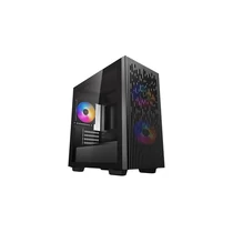 DEEPCOOL Ház Mini-ITX / Micro-ATX MATREXX 40 3FS Tápegység nélkül, Fekete, Üvegfalú DEEPCOOL