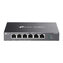 TP-LINK Switch 6x1000Mbps(3xPOE+ / 1xPOE + +) Fémházas (Omada), DS106GPP TP-Link