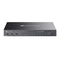 TP-LINK Switch 8x100Mbps(8xPOE + ) +2x1000Mbps + 1xGigabit SFP Fémházas (Omada), DS111P TP-Link