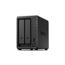 SYNOLOGY NAS 2 fiókos AMD Ryzen R1600 2x2,6GHz, 2GB DDR4 RAM, 2x1000Mbit, 1xUSB3.2Gen1 - DS723+