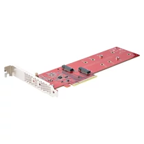 DUAL M.2 PCIE SSD ADAPTER CARD TO DUAL NVME M.2 SSD