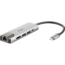 D-LINK 5-IN-1 USB-C HUB WITH HDMI/ETHERNET AND POWER DELIVERY