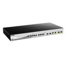 D-LINK Switch 8x1000Mbps kombó + 2xGigabit SFP+ 2xGigabit SFP+ kombó Menedzselhető Rackes, DXS-1210-12TC / E D-Link