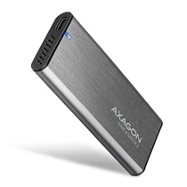 AXAGON EEM2-SG2 SuperSpeed+ USB-C - M.2 NVMe &amp; SATA SSD külső ház