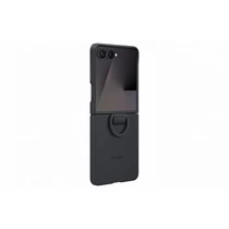 Samsung flip7 ring case (silicone), black