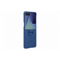 Samsung flip7 ring case (silicone), blue