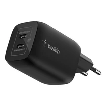 Belkin BoostCharge Dual Port USB-C Adapter Black