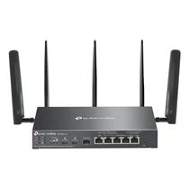 TP-LINK Vezetékes Omada AX3000 VPN Router 1xWAN(1000Mbps) + 4x1000Mbps(POE + ) + 1xSFP + 2xSIM, ER706WP-4G TP-Link