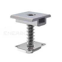 ENERACK Közbenső leszorító 30-38mm vastag napelemekhez, rugóval, földelő lemezze - Copygo